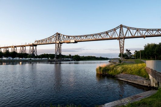 Eisenbahnhochbrücke Rendsburg Aussichtserlebnis Mittelholstein