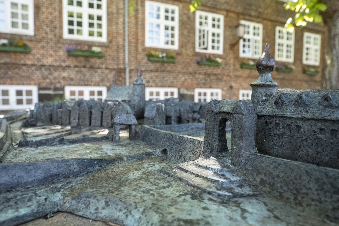 Bronzemodell Schlossplatz Rendsburg