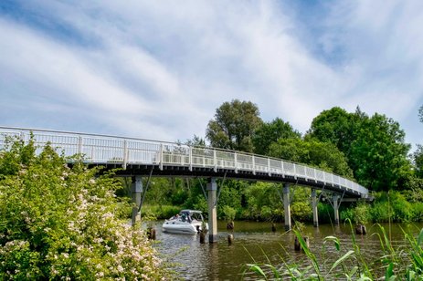 Eiderbrücke Nübbel Eiderwanderbrücke Nübbel