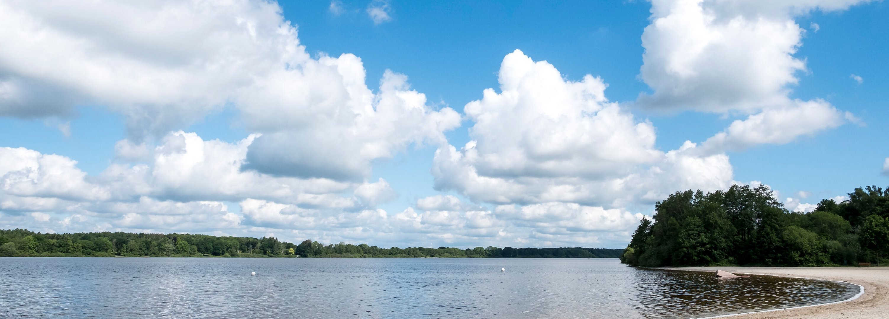 Badestelle am Einfelder See