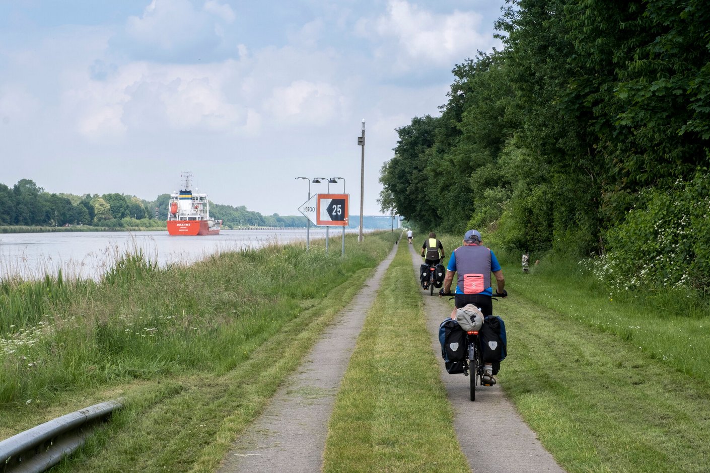 Betriebsweg am Nord-Ostsee-Kanal