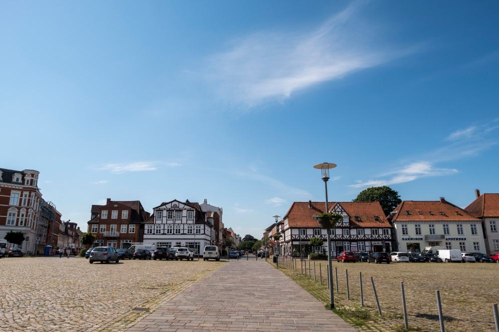 Paradeplatz Neuwerk Rendsburg Blick in die Königstraße