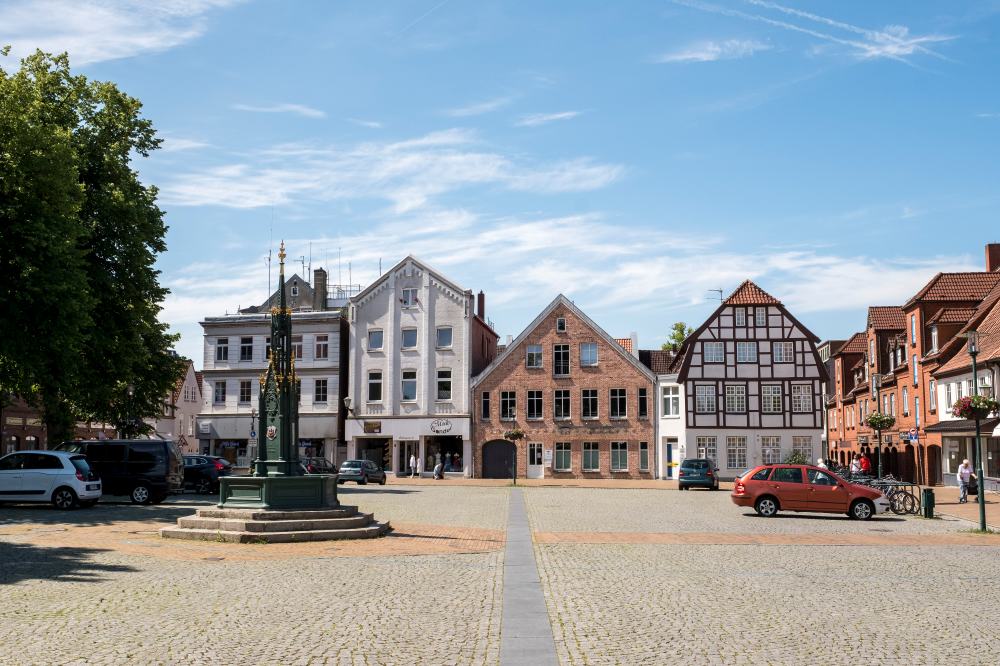 Schlossplatz Rendsburg Gerhardbrunnen