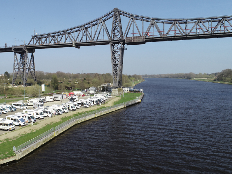 Wohnmobilhafen am Kreishafen NOK